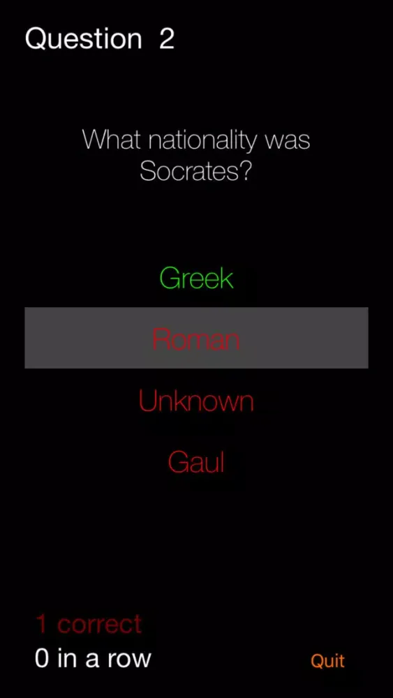 Great Philosophers Quiz - Socrates Ekran Görüntüleri