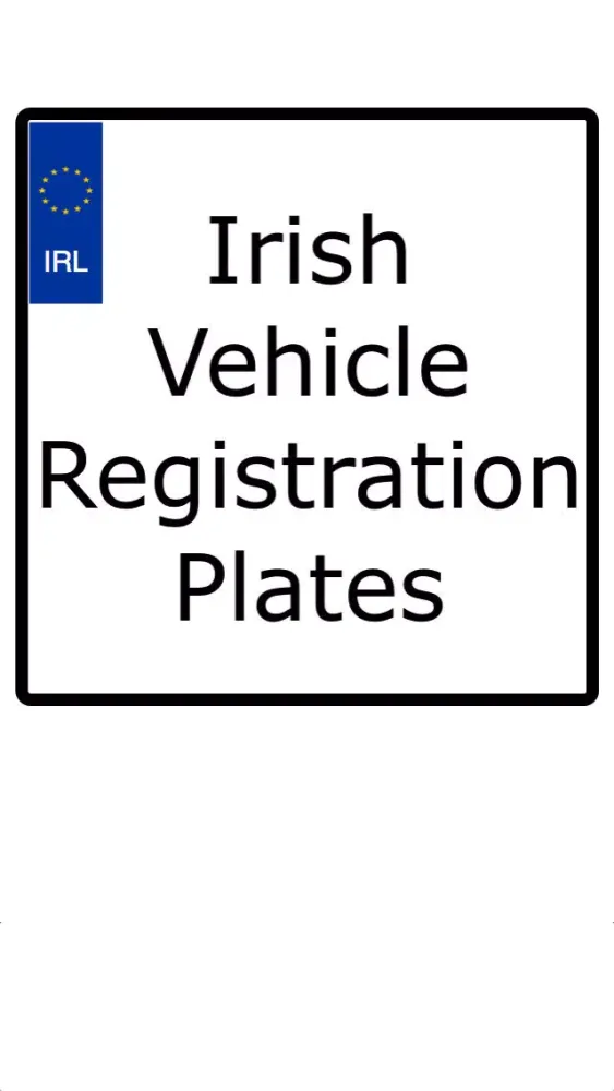 Captures d'écran de Irish Vehicle Registration Plates