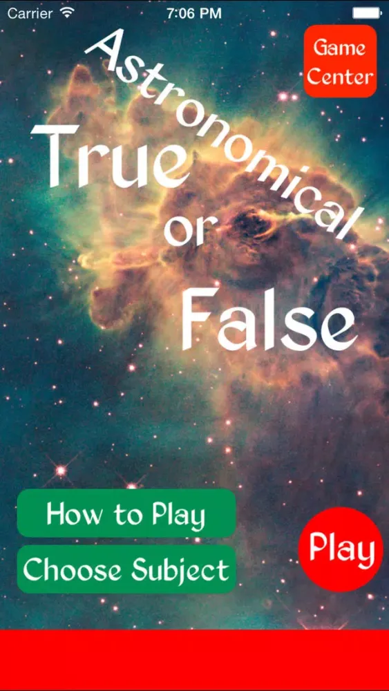 True or False Astronomical - Test your knowledge of Astronomy and Space 스크린샷