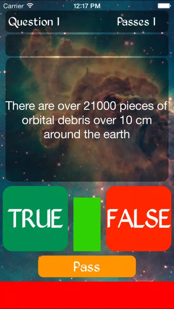 True or False Astronomical - Test your knowledge of Astronomy and Space 스크린샷
