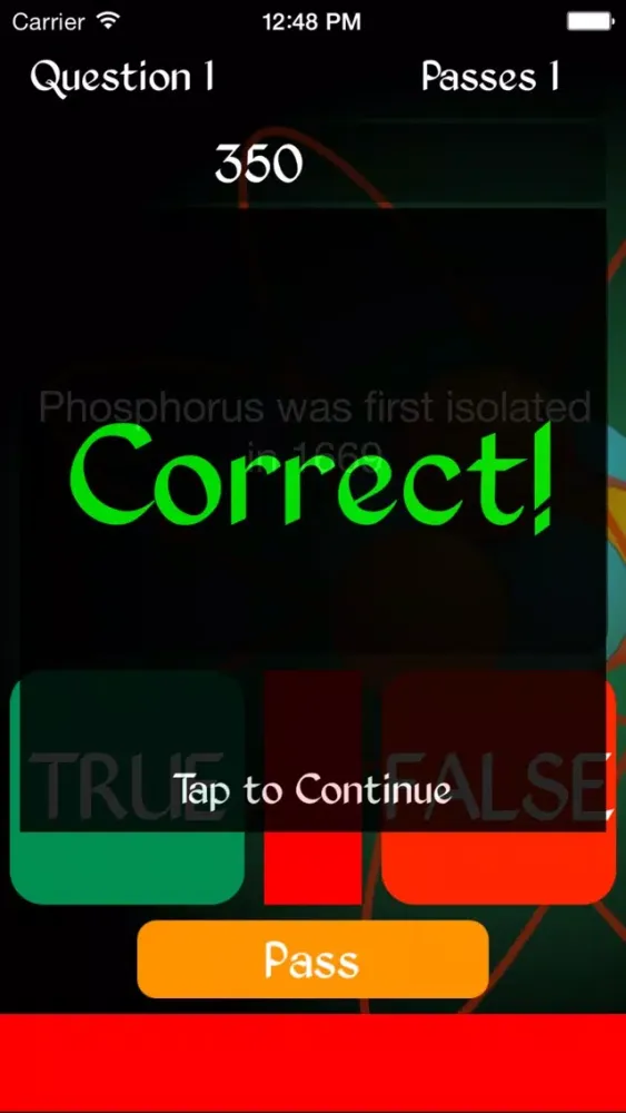 True or False - History of the Chemical Elements স্ক্রিনশট