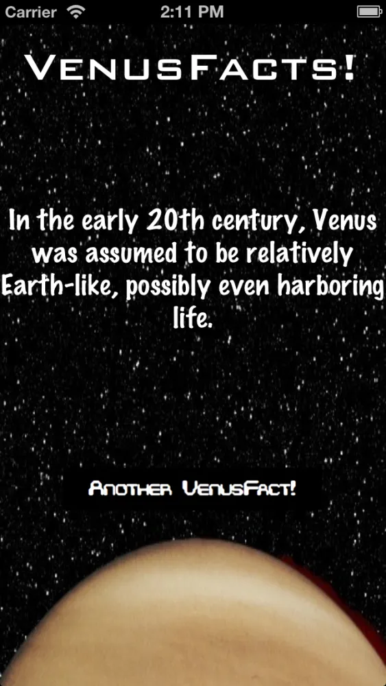 VenusFacts Screenshots