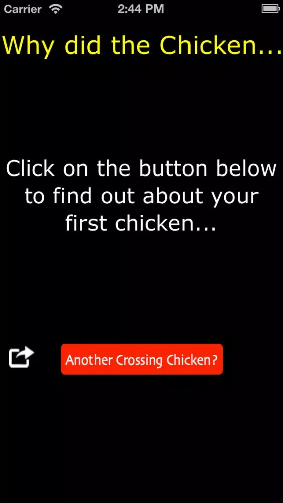 Why did the chicken cross the road? Screenshots