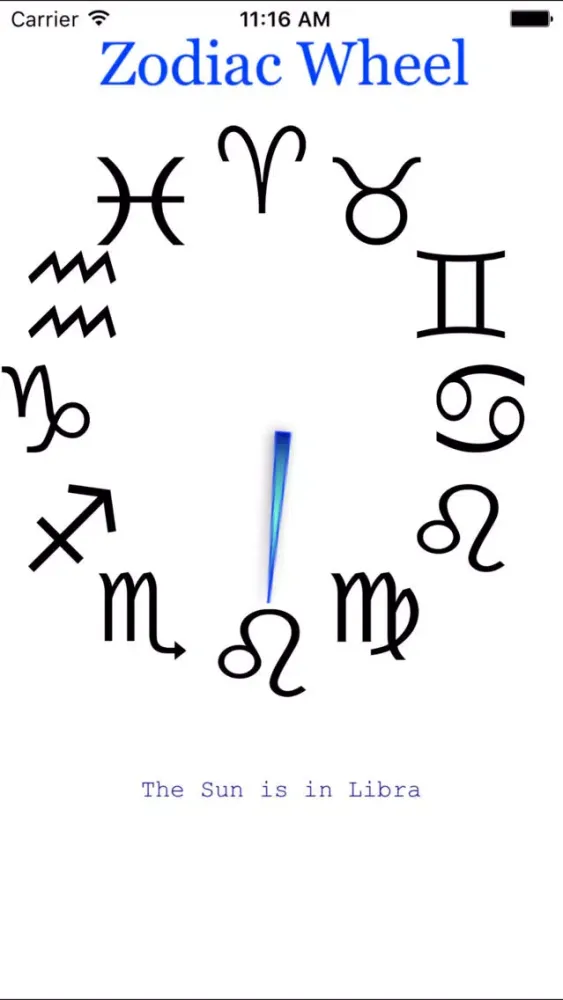 Zodiac Wheel स्क्रीनशॉट