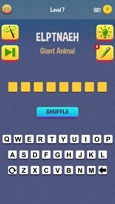 Mumbo Jumbo Anagrams স্ক্রিনশট