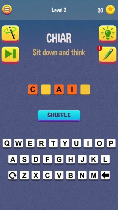 Mumbo Jumbo Anagrams স্ক্রিনশট