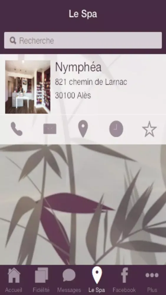 Zrzuty ekranu Nymphéa Spa
