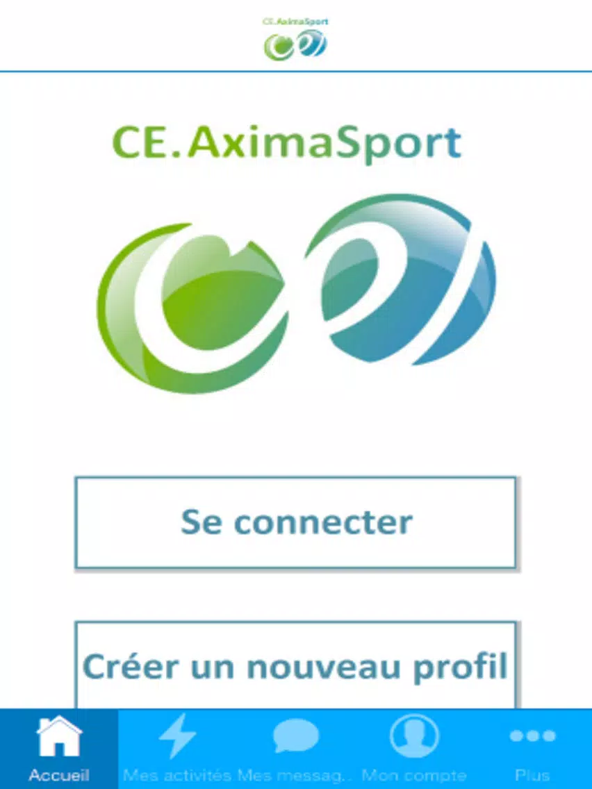 CE.AximaSport iPad  स्क्रीनशॉट