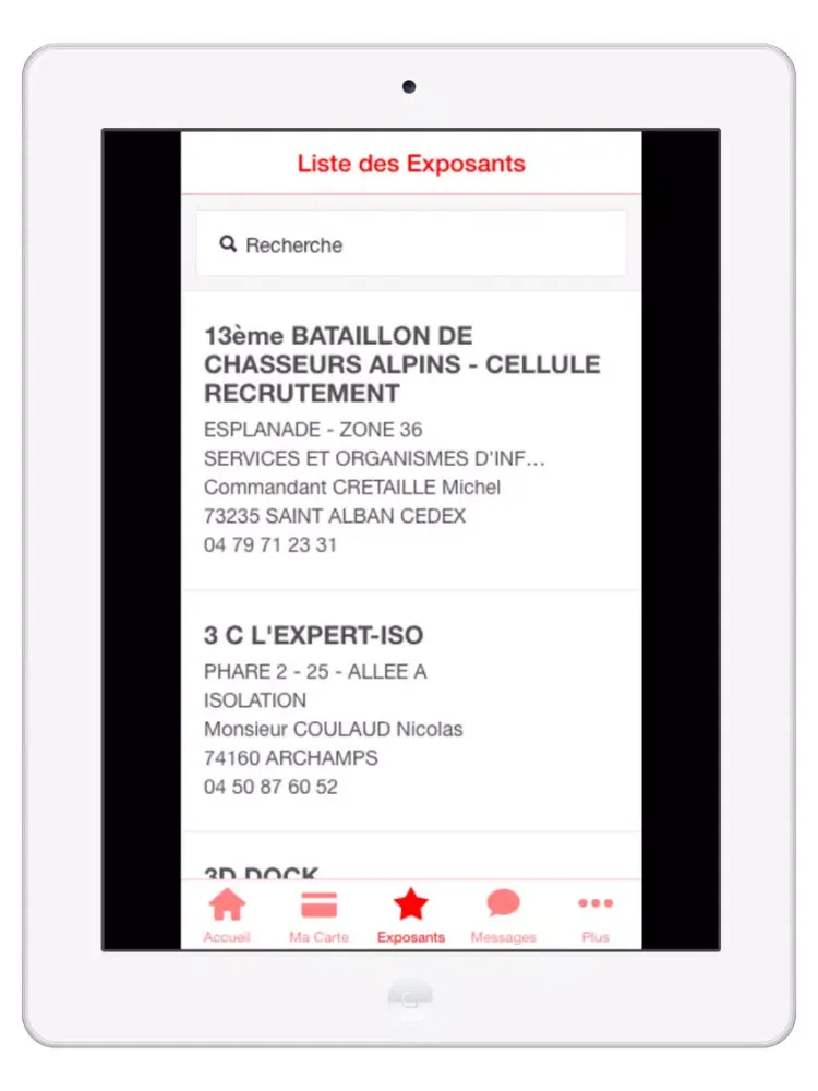 Savoiexpo iPad 应用截图