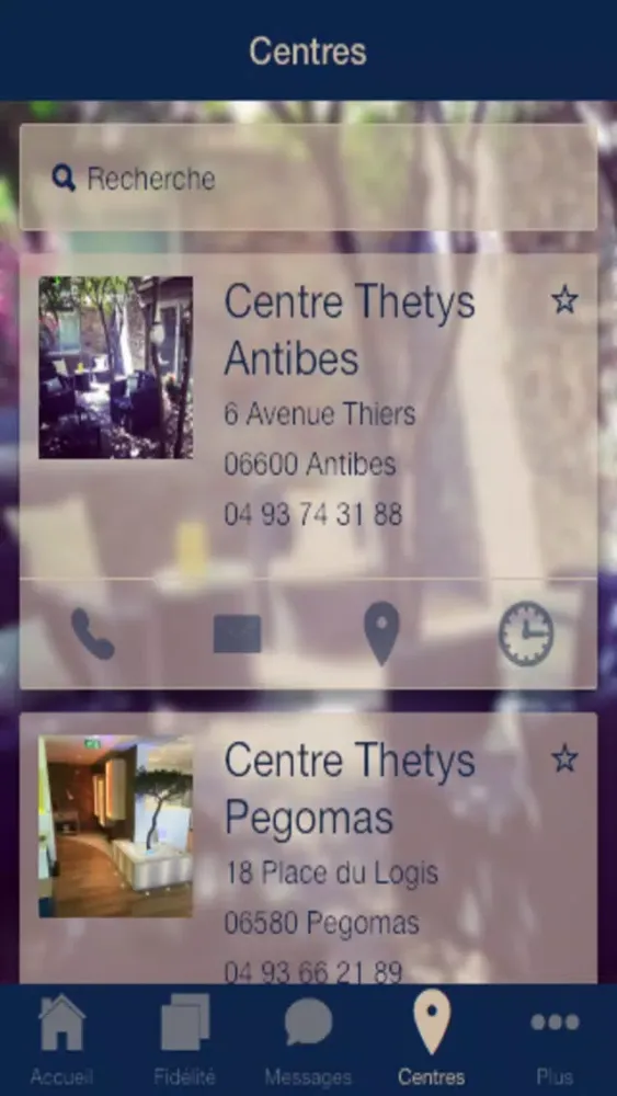 ภาพหน้าจอของ Centre Thetys