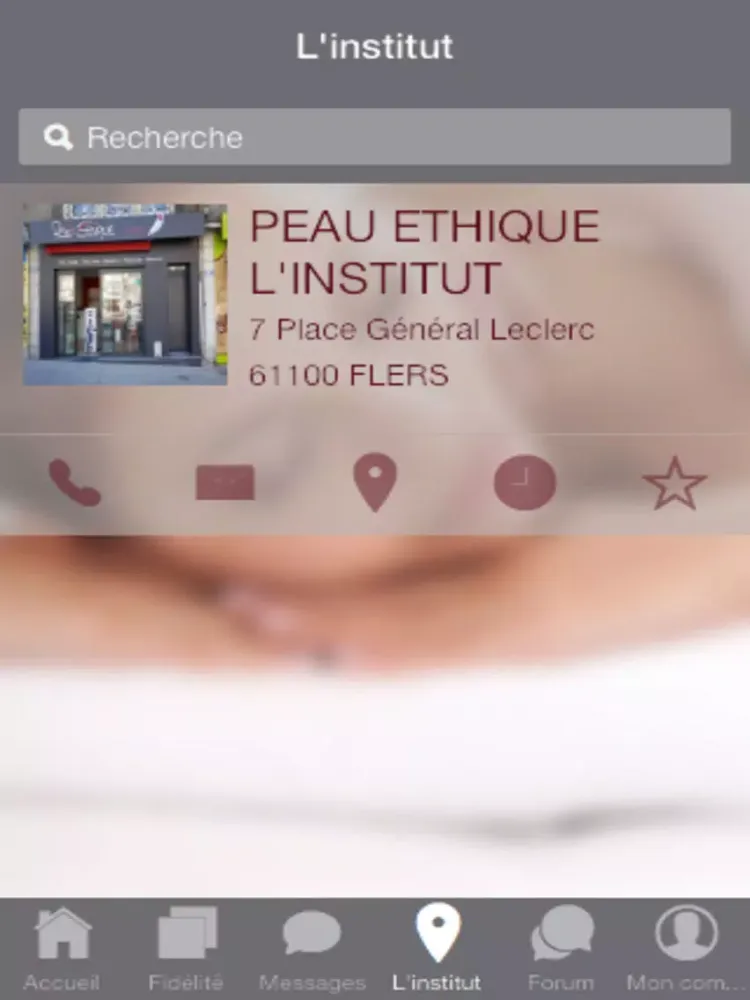 PEAU ETHIQUE L'INSTITUT iPad  스크린샷