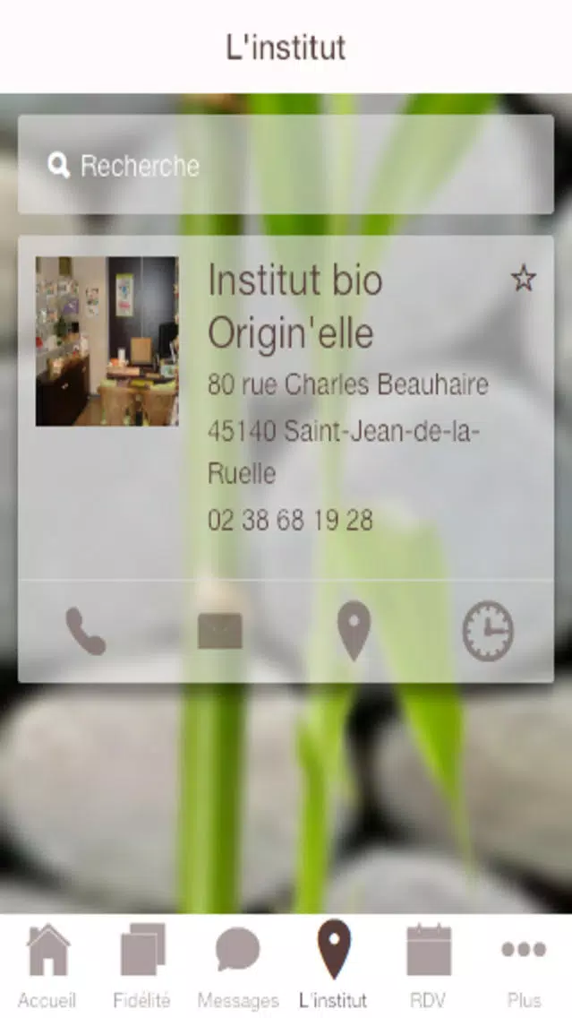 Institut bio Origin'elle Screenshots