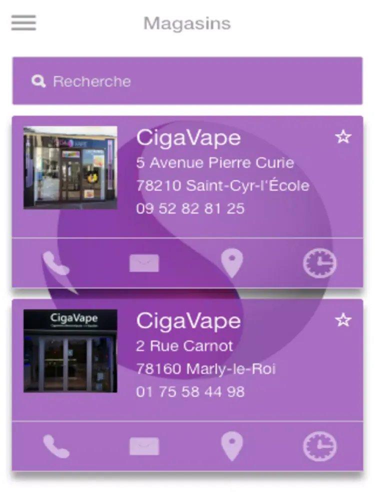 CigaVape iPad  スクリーンショット