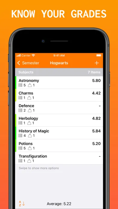 Grade Calculator - PlusPoints Screenshots