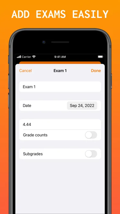 Grade Calculator - PlusPoints Screenshots