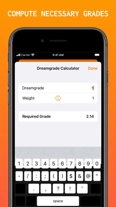 Grade Calculator - PlusPoints Screenshots