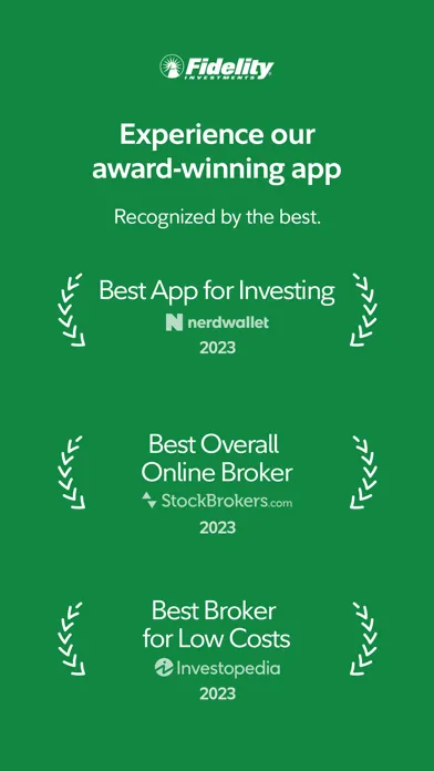 Zrzuty ekranu Fidelity Investments