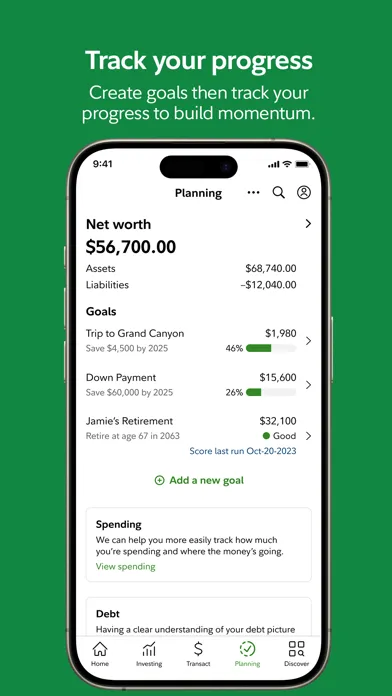 Zrzuty ekranu Fidelity Investments