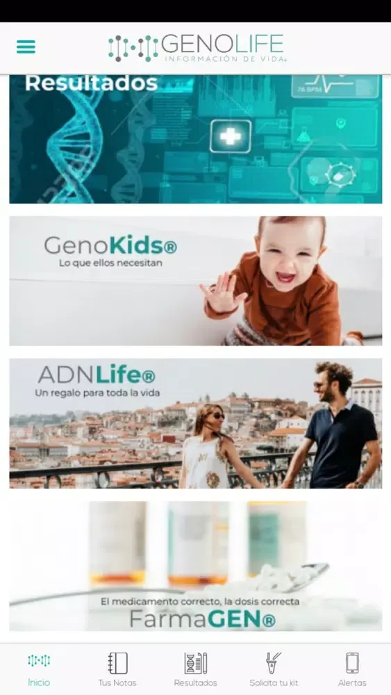 Captures d'écran de Genolife