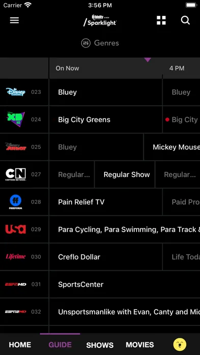 Ảnh chụp màn hình của FidelityTV