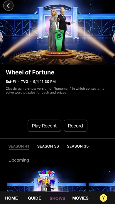 Ảnh chụp màn hình của FidelityTV