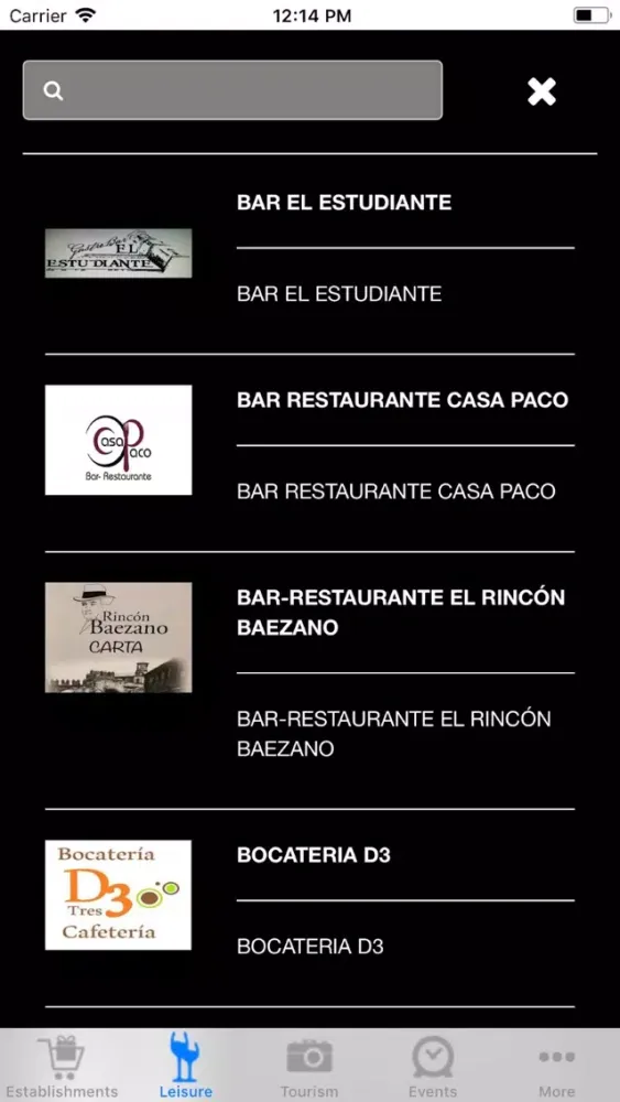 Capturas de tela do Baeza ABISC