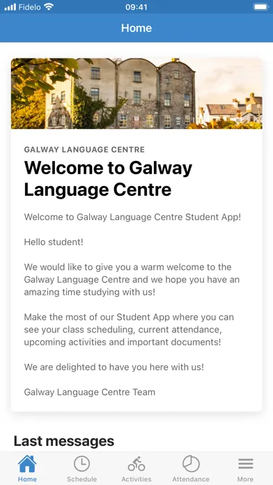 Zrzuty ekranu Galway Language Centre