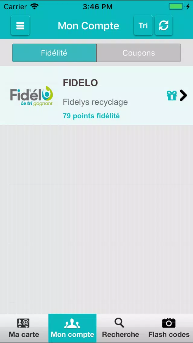 FIDELO fidélité recyclage स्क्रीनशॉट