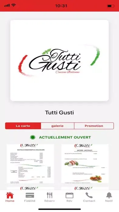 Screenshot di Tutti Gusti