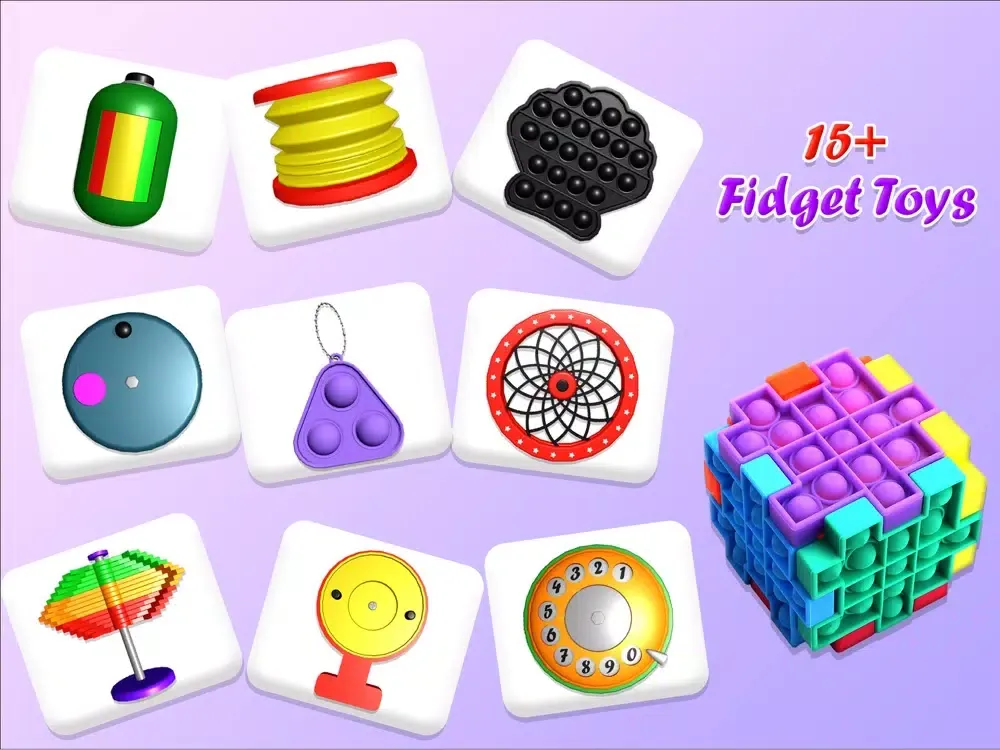 Pop it cube Toy 3D Push Bubble iPad  Screenshots