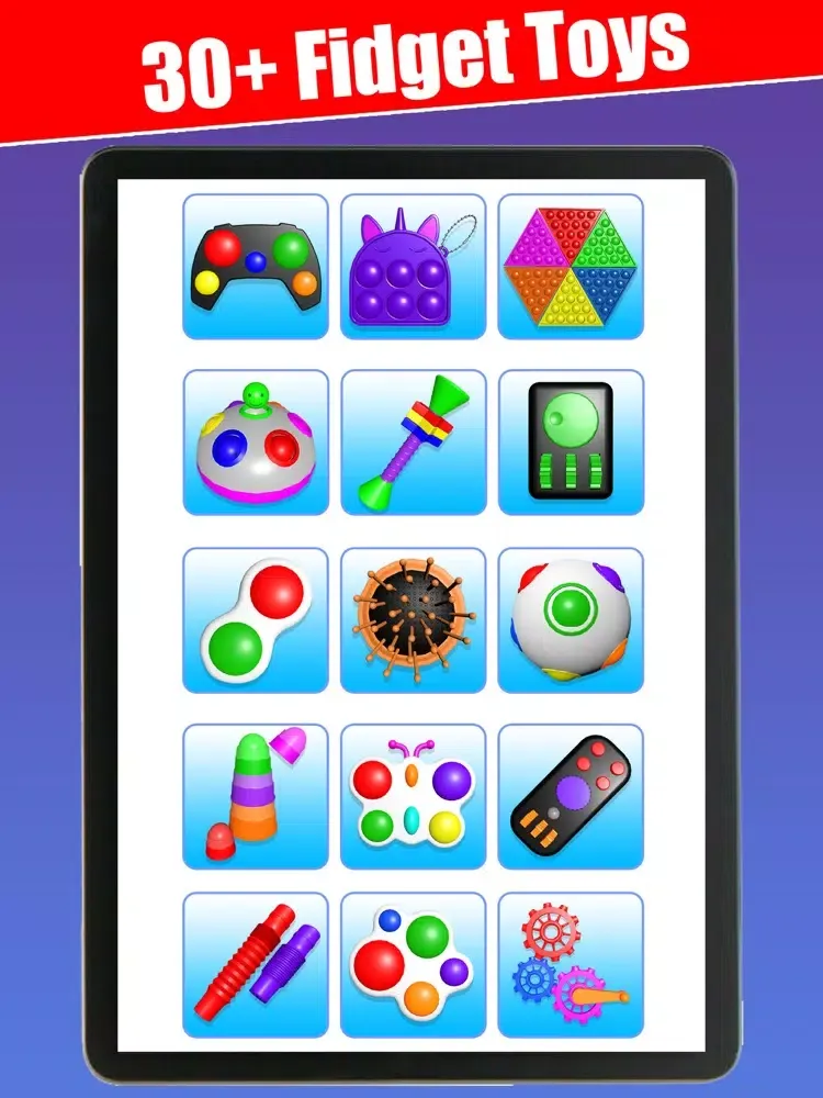 Tangkapan skrin Sensory Fidget Toys Popit Pro iPad 