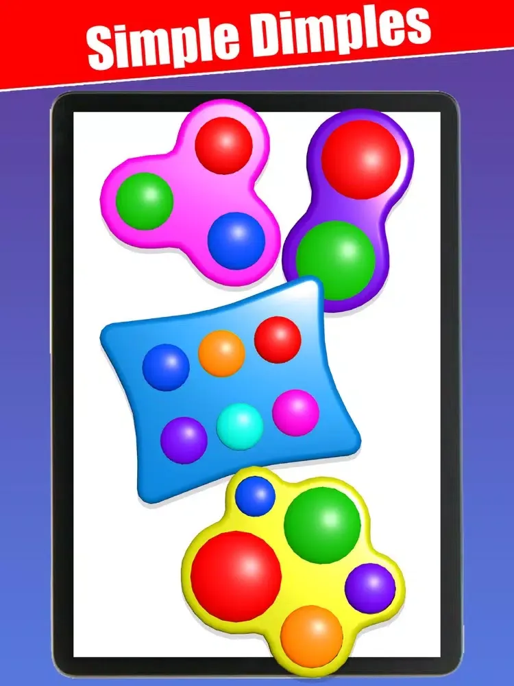 Tangkapan skrin Sensory Fidget Toys Popit Pro iPad 