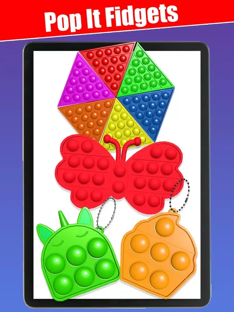 Tangkapan skrin Sensory Fidget Toys Popit Pro iPad 