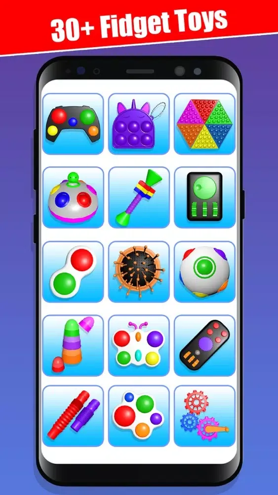 Tangkapan skrin Sensory Fidget Toys Popit Pro