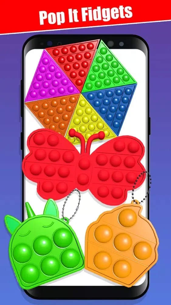 Tangkapan skrin Sensory Fidget Toys Popit Pro
