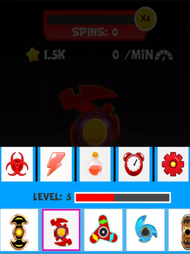 Fidget Spinner - Glow Toy iPad  स्क्रीनशॉट