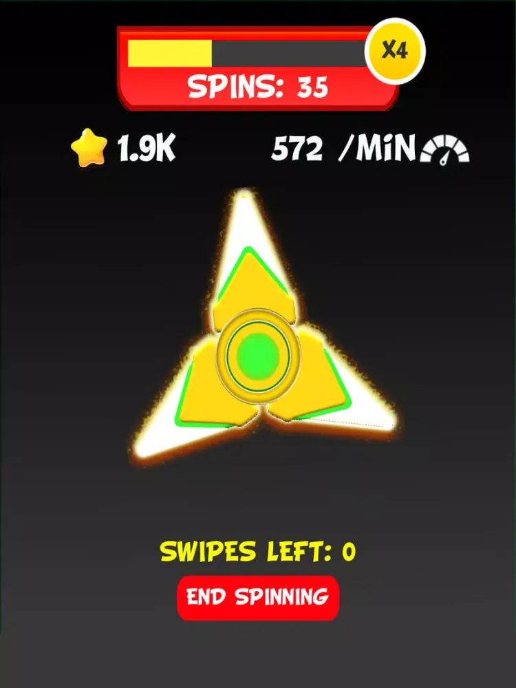 Fidget Spinner - Glow Toy iPad  स्क्रीनशॉट