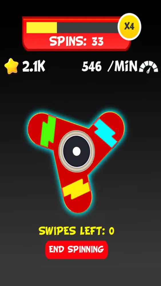 Fidget Spinner - Glow Toy स्क्रीनशॉट