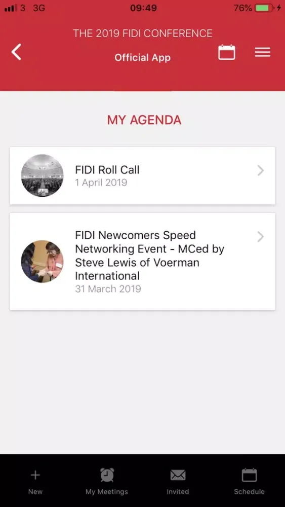 Скриншоты FIDI Conference
