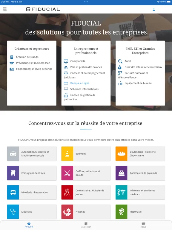 Скриншоты FIDWEB by FIDUCIAL iPad 