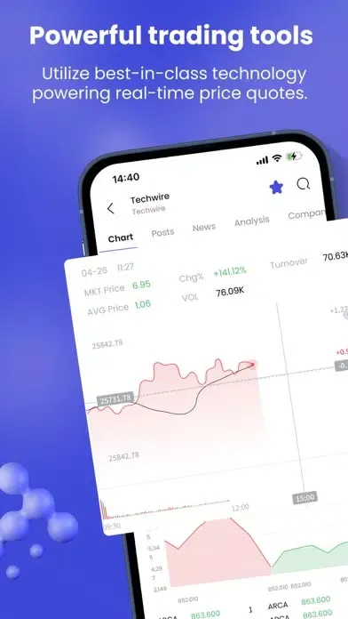 Tangkapan skrin Tradesk: Invest & Trade