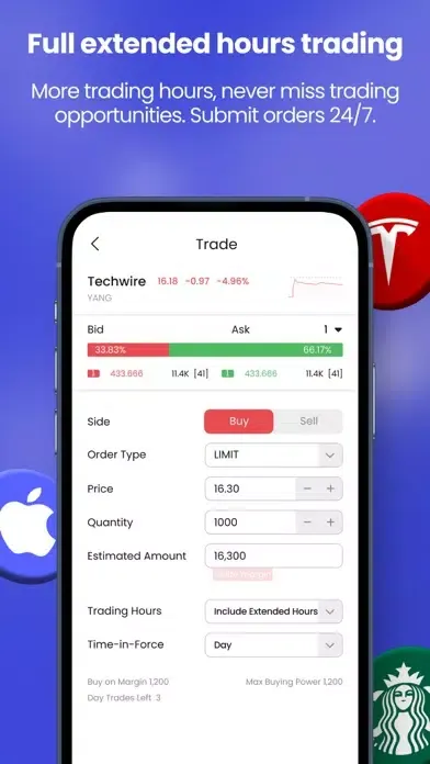Tangkapan skrin Tradesk: Invest & Trade