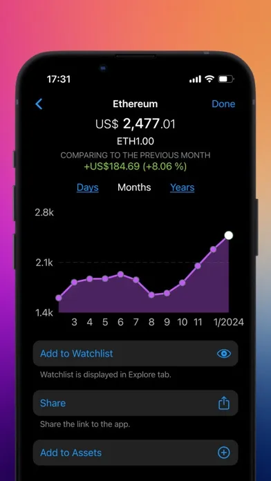 Tangkapan layar Net Worth & Investment Tracker