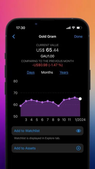Tangkapan layar Net Worth & Investment Tracker