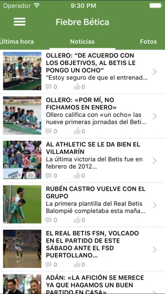 Fiebrebetica - "for Real Betis Balompié fans" स्क्रीनशॉट