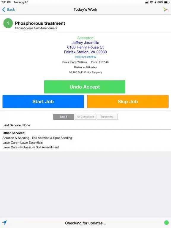 Скриншоты Field Assistant iPad 
