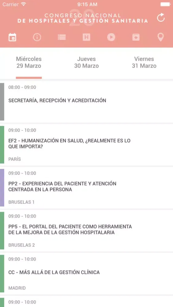 20 Congreso Nacional Hospitales y Gestión Sanitari应用截图