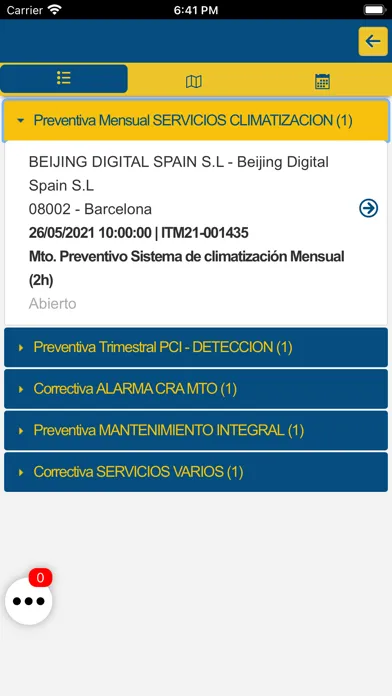 ITM Gestión de Trabajos Screenshots