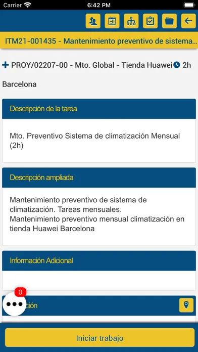 ITM Gestión de Trabajos Screenshots