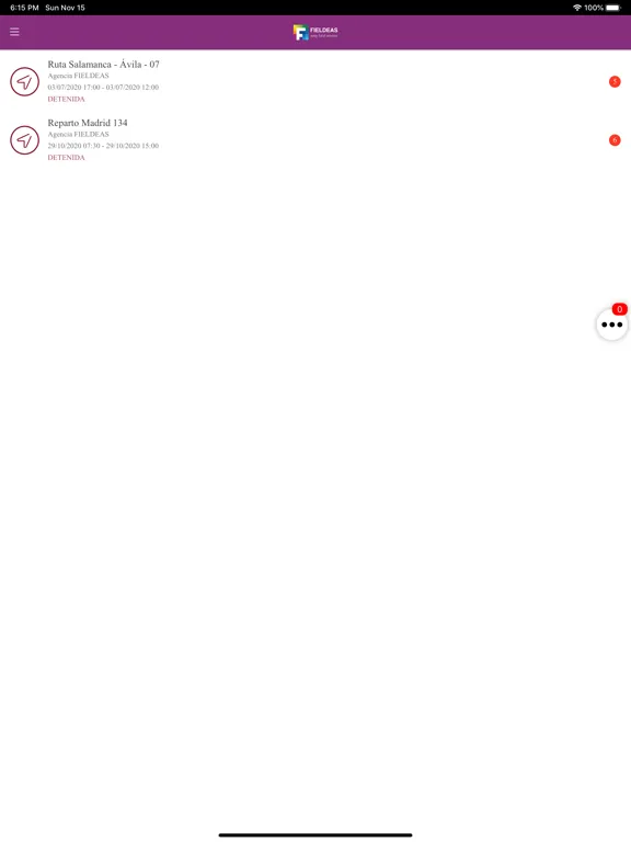 Скриншоты FIELDEAS Track iPad 